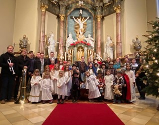 Kirche Oberlauda KJC Krippenspiel KJC Oberlauda Krippenspiel